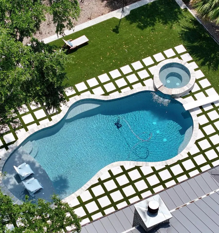 Modern pool